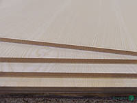 МДФ-плита, шпонована білим ясеном, 9 мм А/В  2,80х2,07 м