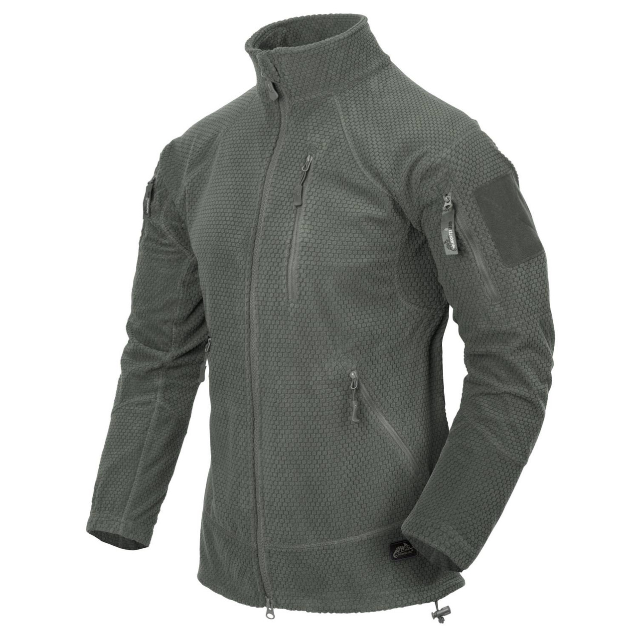 Куртка флісова Helikon-Tex® Alpha Tactic Jacket - Grid Fleece - Foliage Green