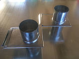 Шибер оцинкована сталь 0,5 мм,діаметр 110 мм. димохід, вентиляційні системи., фото 2