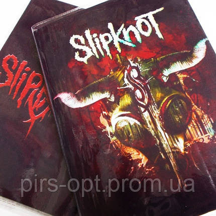 Обкладинка ПВХ на паспорт "Slipknot", фото 2