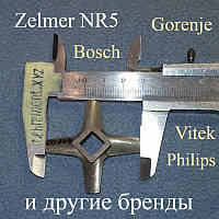 Односторонній ніж No5 — 86.1007 для м'ясорубки Zelmer, Bosch, Gorenje, Siemens, Vitek, Philips