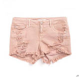 Шорти жіночі джинсові рожеві, фото 2