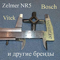 Односторонний нож №5 для мясорубки Zelmer, Bosch (оригинал)