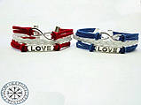Браслет для закоханих нескінченність I love you парні браслети любов, фото 2