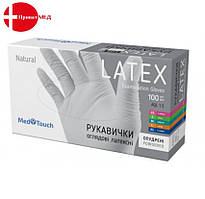 РУКАВИЧКИ ЛАТЕКСНІ ОПУДРЕНІ MEDTOUCH