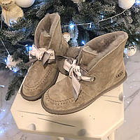 Угги женские 36р23см серый бубон/лента ugg Australia