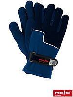 Перчатки защитные утепленные из флиса RPOLTRIP BS черно-синие