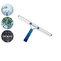 Сгон для мойки стекла стальной 45см, стяжка для мытья окон, склиз для окон, скребок для стекла сгонка для воды