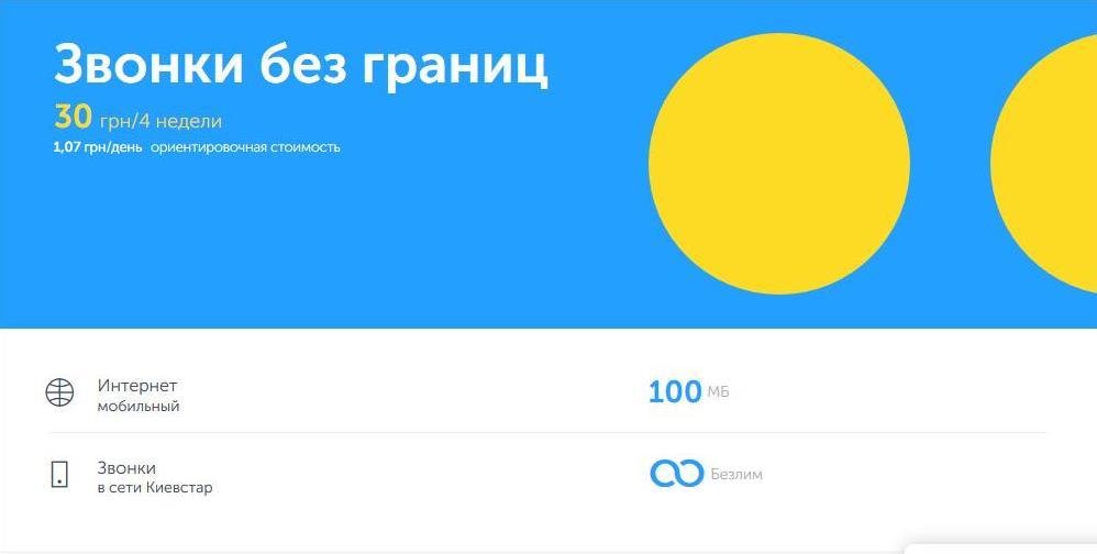 Стартовий пакет Київстар з абонплатою 30 грн за 4 тижні: Дзвінки без кордонів