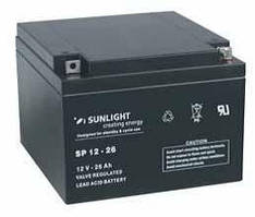 Аккумулятор SUNLIGHT SP12-26, 12В 26 А*ч