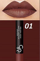 Матовая помада-карандаш для губ Golden Rose Matte Lipstick Crayon 1