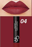 Матова помада-олівець для губ Golden Rose Matte Lipstick Crayon 4