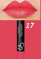 Матовая помада-карандаш для губ Golden Rose Matte Lipstick Crayon 17