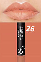 Матова помада-олівець для губ Golden Rose Matte Lipstick Crayon 26