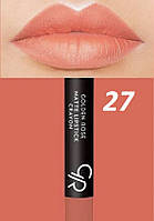 Матова помада-олівець для губ Golden Rose Matte Lipstick Crayon 27