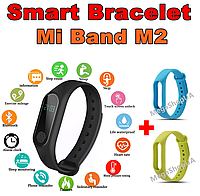 Фитнес браслет трекер Mi Band M2 с тонометром, женские мужские умные смарт часы M2BC