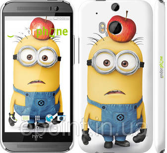 Чехол на HTC One M8 dual sim Миньоны v10 "2968c-55", фото 1