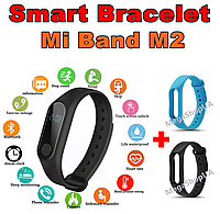 Фитнес браслет трекер Mi Band M2 с тонометром, женские мужские умные смарт часы M2BB