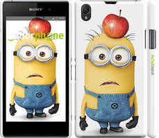 Чехол на Sony Xperia Z1 C6902 Миньоны v10 "2968c-38"