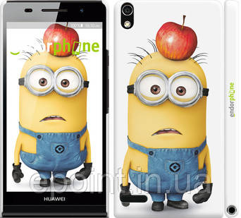 Чехол на Huawei Ascend P6 Миньоны v10 "2968c-39"