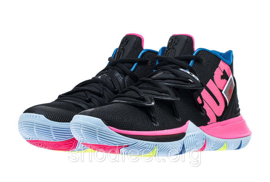 Чоловічі баскетбольні кросівки Nike Kyrie 5 EP "Just Do It" Black Pink