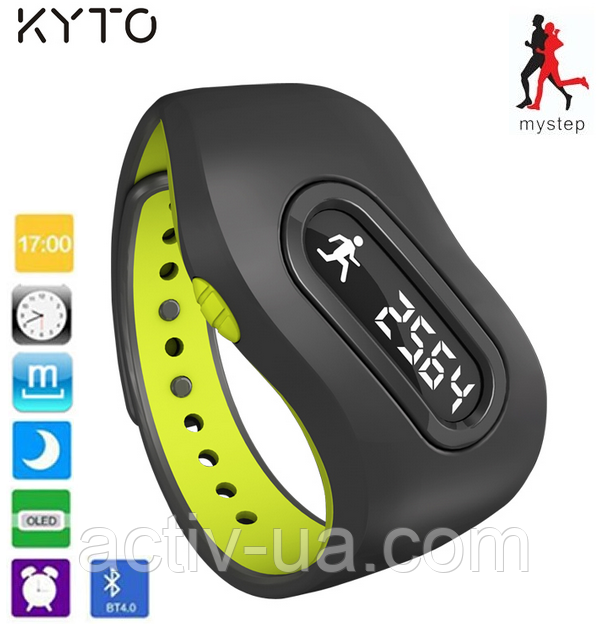 Браслет Здоров'я PDM-2621 — для android 4.3 та iOS7.0 (крокомір, відстеження сну, водозахист IPX6), фото 1