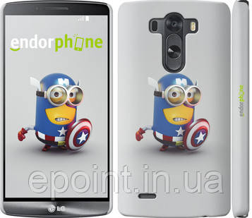 Чехол на LG G3 dual D856 Миньоны 5 "303c-56"