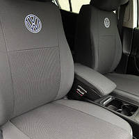 Авточохли на сидіння Volkswagen Caddy 7 сидінь з 2010р. (Роздільний)