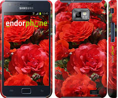 Чохол на Samsung Galaxy S2 Plus i9105 Червоні троянди "2895c-71"