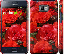 Чохол на Samsung Galaxy S2 Plus i9105 Червоні троянди "2895c-71"