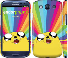 Чехол на Samsung Galaxy S3 Duos I9300i Adventure Time. Jake v3 "2449c-50"