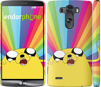 Чехол на LG G3 dual D856 Adventure Time. Jake v3 "2449c-56"
