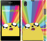 Чехол на Sony Xperia Z1 C6902 Adventure Time. Jake v3 "2449c-38"