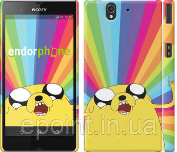 Чехол на Sony Xperia Z C6602 Adventure Time. Jake v3 "2449c-40"