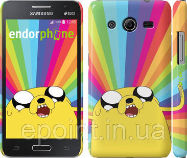 Чехол на Samsung Galaxy Core 2 G355 Adventure Time. Jake v3 "2449c-75"