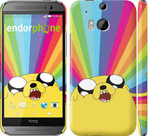 Чехол на HTC One M8 dual sim Adventure Time. Jake v3 "2449c-55"