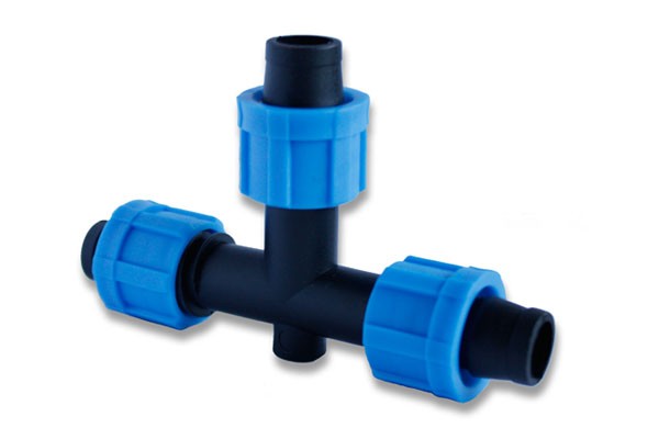 Трійник затискний для краплинної стрічки, фото 1