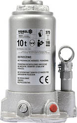 Домкрат гідравлічний пляшковий 10 т. Vorel 80052 (Польща)