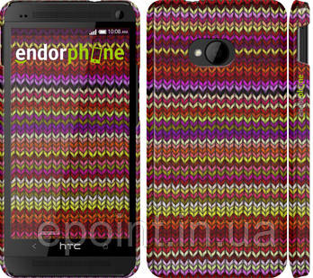 Чохол на HTC One M7 в'язаний "1798c-36"