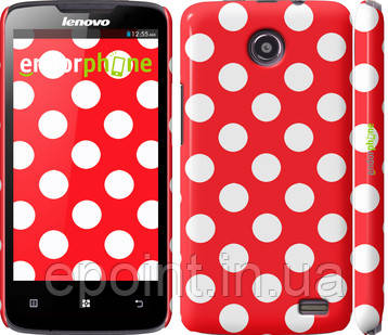 Чохол на Lenovo A820 Червоний горошок "2909c-68"