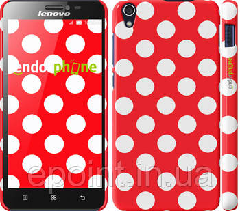 Чохол на Lenovo S850 Червоний горошок "2909c-78"