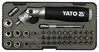 Отвертка-держатель с насадками 1/4" 42 шт. YATO YT-2806 (Польша)