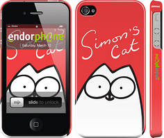 Чохол на iPhone 4 Кіт Саймона "898c-15"