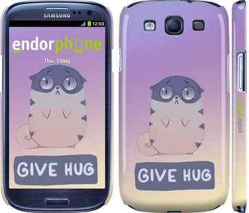 Чехол на Samsung Galaxy S3 i9300 Give Hug "2695c-11"