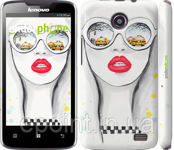 Чехол на Lenovo A820 TAXI "2878c-68"