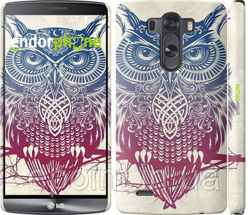 Чехол на LG G3 D855 Сова 2 "2726c-47"