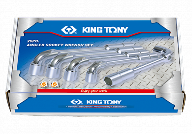 Комплект торцевых L-образных ключей (6-32 мм) 26пр KING TONY 1826MR (Тайвань)