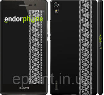 Чохол на Huawei Ascend P7 Вишиванка 32 "601c-49", фото 1