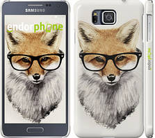 Чохол на Samsung Galaxy Alpha G850F Лис в окулярах "2707c-65"