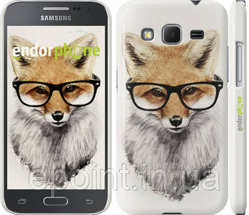 Чохол на Samsung Galaxy Core Prime G360H Лис у окулярах "2707c-76"